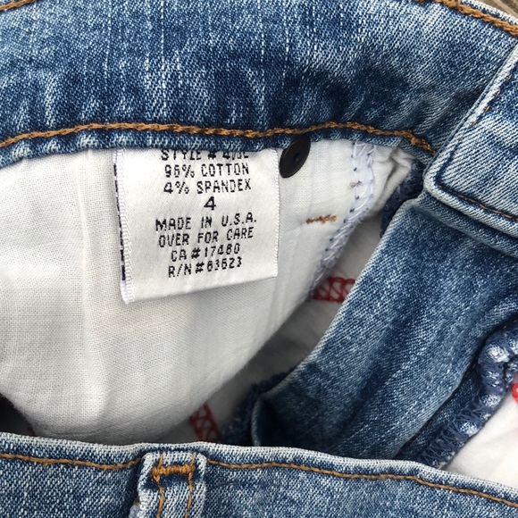 NYDJ Distressed Denim Shorts - Picture 4 of 6